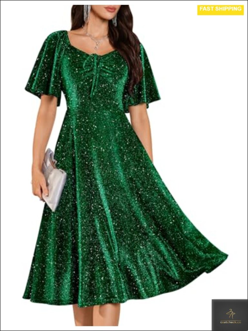 Sparkly Sequin A-Line Homecoming Dress Sweetheart Neckline with Zipper